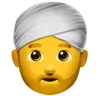 Man Wearing Turban Emoji 👳‍♂️ image - Apple style