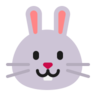 토끼 얼굴 Emoji 🐰 image - Microsoft Classic 2D style