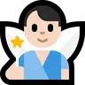 Man Fairy: Light Skin Tone Emoji 🧚🏻‍♂️ image - Microsoft Windows 10 Segoe UI Emoji style