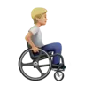 Person In Manual Wheelchair Facing Right: Medium-Light Skin Tone Emoji 🧑🏼‍🦽‍➡️ image - Apple style