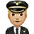 Man Pilot: Medium-Light Skin Tone
