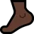 Foot: Dark Skin Tone