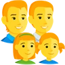 Family: Man, Man, Girl, Girl Emoji 👨‍👨‍👧‍👧 image - Facebook Messenger (2016) style