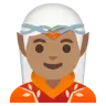 Elf: Medium Skin Tone Emoji 🧝🏽 image - Google Noto Color style