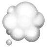 Balão de pensamento Emoji 💭 image - Huawei Harmony OS style