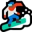 Snowboarder: Medium-Dark Skin Tone