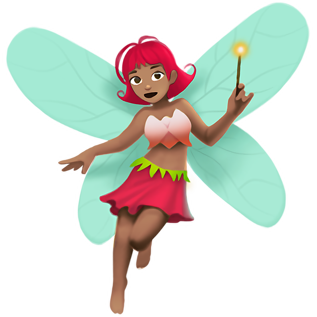 Woman Fairy: Medium Skin Tone