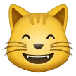 Grinning Cat With Smiling Eyes