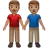 Men Holding Hands: Medium Skin Tone