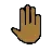 Raised Back Of Hand: Medium-Dark Skin Tone