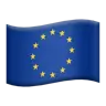 Flag: European Union Emoji 🇪🇺 image - Apple style