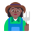 Woman Farmer: Medium-Dark Skin Tone