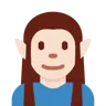 Man Elf: Light Skin Tone Emoji 🧝🏻‍♂️ image - Twitter / X (Twemoji) style