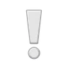 White Exclamation Mark