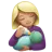 Woman Feeding Baby: Medium-Light Skin Tone