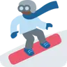 Snowboarder: Dark Skin Tone Emoji 🏂🏿 image - Twitter / X (Twemoji) style