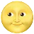 Vollmond mit Gesicht