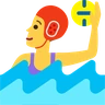 Woman Playing Water Polo Emoji 🤽‍♀️ image - Skype style