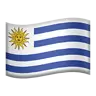 Flag: Uruguay Emoji 🇺🇾 image - Apple style