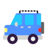 Veículo recreacional Emoji 🚙 image - Microsoft Classic 2D style