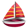 Voilier Emoji ⛵ image - Huawei Harmony OS style