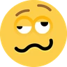 不均一な目と波状の口のある顔 Emoji 🥴 image - Skype style