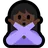 Person Gesturing No: Dark Skin Tone