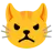 Cara de gato enfadado