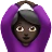 Woman Gesturing Ok: Dark Skin Tone