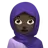 Woman With Headscarf: Dark Skin Tone