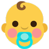 赤ちゃん Emoji 👶 image - Skype style