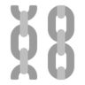 鏈條 Emoji ⛓ image - Microsoft Classic 2D style