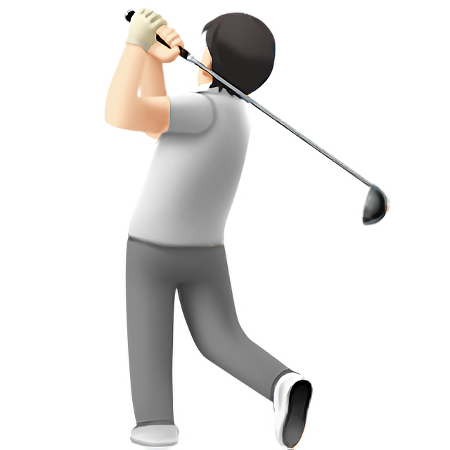 Person Golfing: Light Skin Tone
