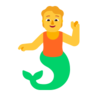 Merperson Emoji 🧜 image - Microsoft Classic 2D style