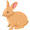 兔子 Emoji 🐇 image - Facebook Messenger (2016) style