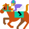 赛马 Emoji 🏇 image - Skype style