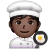 Cook: Dark Skin Tone Emoji 🧑🏿‍🍳 image - Samsung style