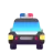 Oncoming Police Car