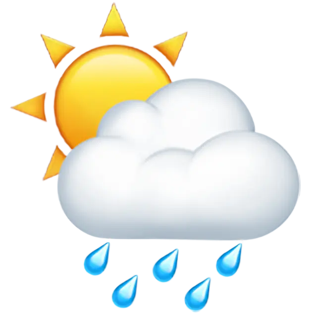 雨云后的白色太阳