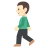 Person Walking: Light Skin Tone