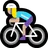 Woman Biking: Medium-Light Skin Tone