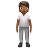 Person Standing: Medium-Dark Skin Tone
