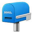 Closed Mailbox With Lowered Flag