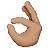 Ok Hand: Medium Skin Tone