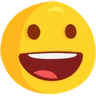 Emoji Vigyorgó arc 😀 image - Facebook Messenger (2016) style