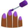 Nail Polish: Medium-Dark Skin Tone Emoji 💅🏾 image - Facebook Messenger (2016) style