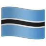 Flag: Botswana Emoji 🇧🇼 image - WhatsApp style