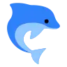 Emoji Delfin 🐬 image - Tossface style