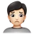 Person Frowning: Light Skin Tone
