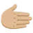 Rightwards Hand: Medium-Light Skin Tone
